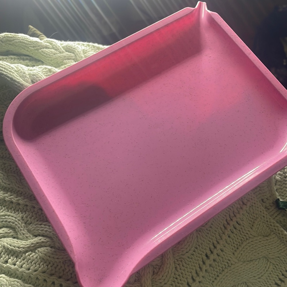 rolling tray pink